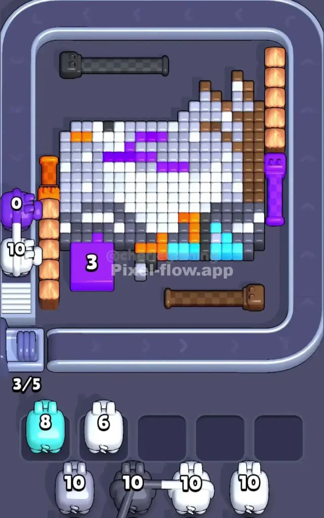 Pixel Flow Level 382 Solution 2