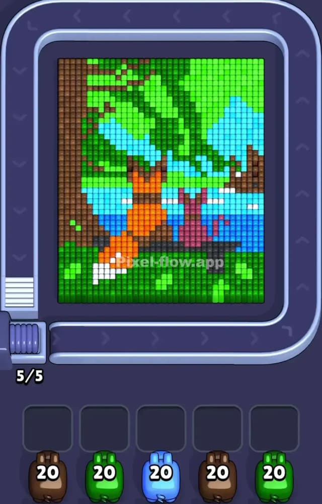 Pixel Flow Level 1228 Gameplay