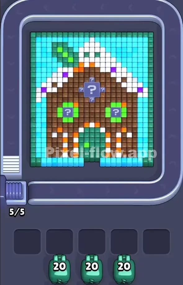 Pixel Flow Level 524 Gameplay