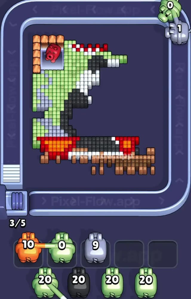 Pixel Flow Level 1512 Solution 2