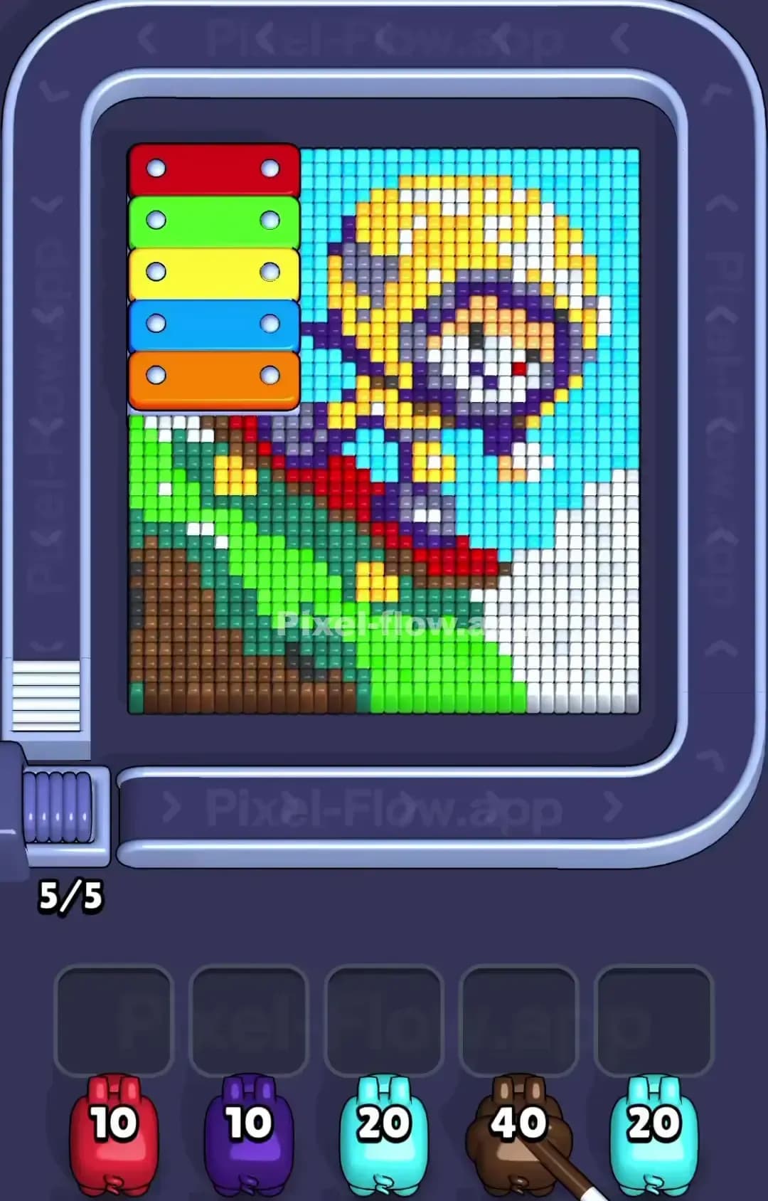 Pixel Flow Level 1407 Screenshot