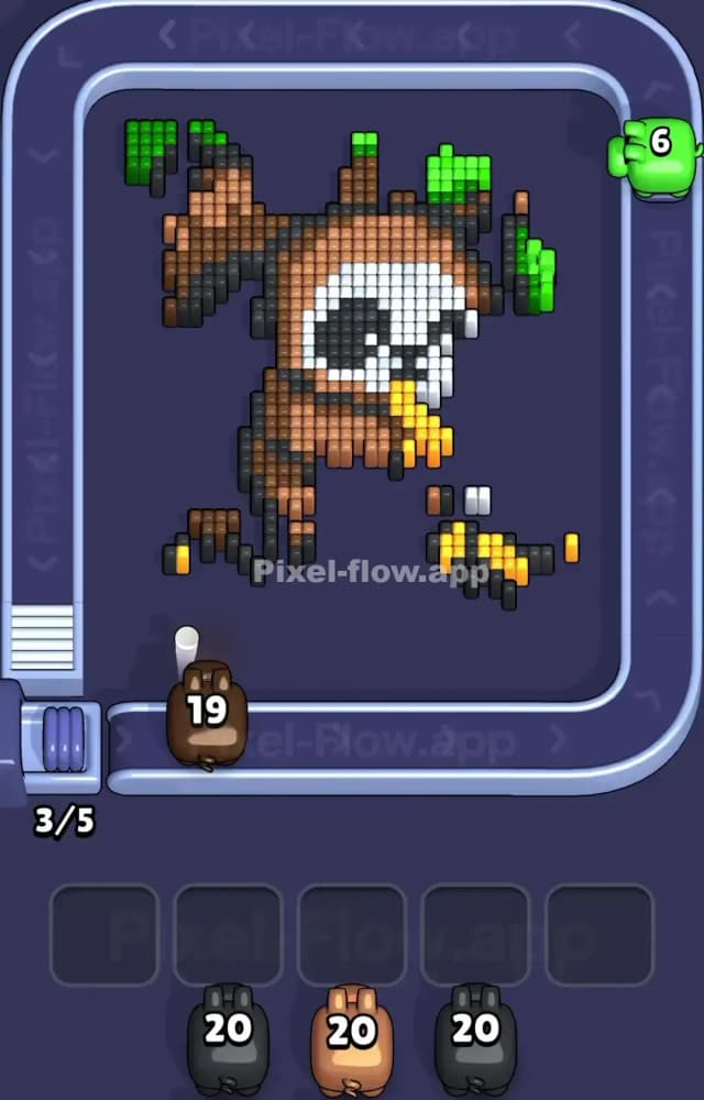 Pixel Flow Level 1271 Solution 1