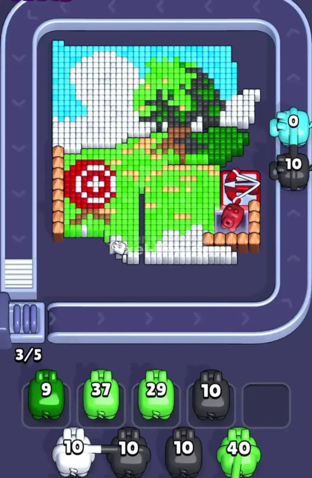 Pixel Flow Level 1695 Solution 1