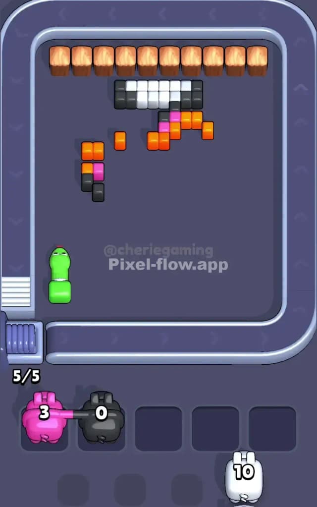 Pixel Flow Level 313 Solution 3