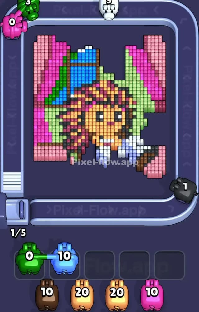 Pixel Flow Level 1383 Solution 1