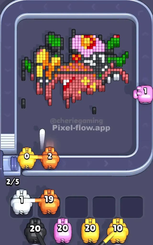 Pixel Flow Level 475 Solution 2
