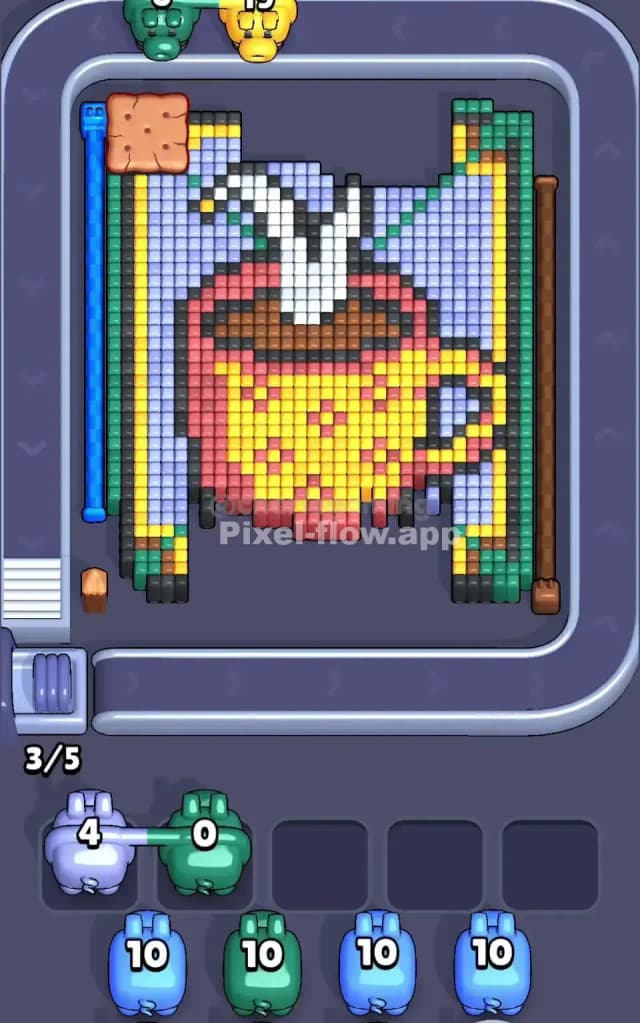 Pixel Flow Level 674 Solution 1