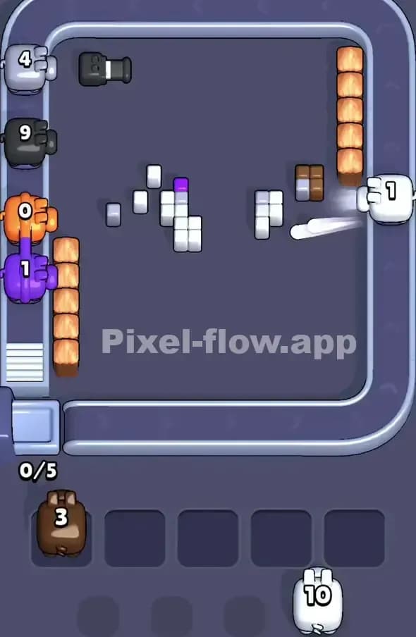 Pixel Flow Level 383 Solution 3