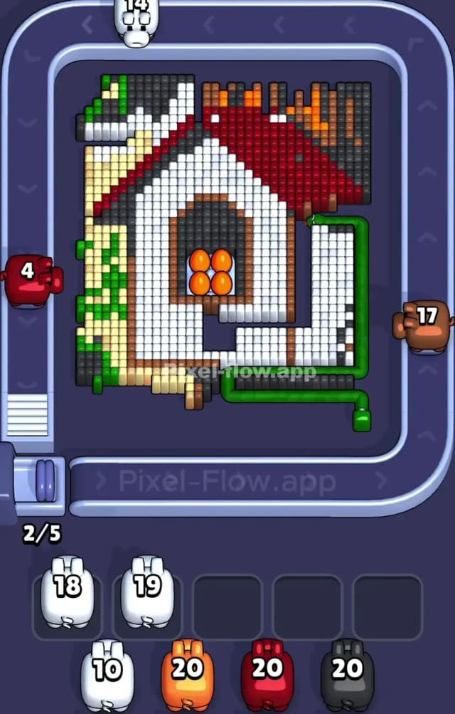 Pixel Flow Level 934 Solution 1