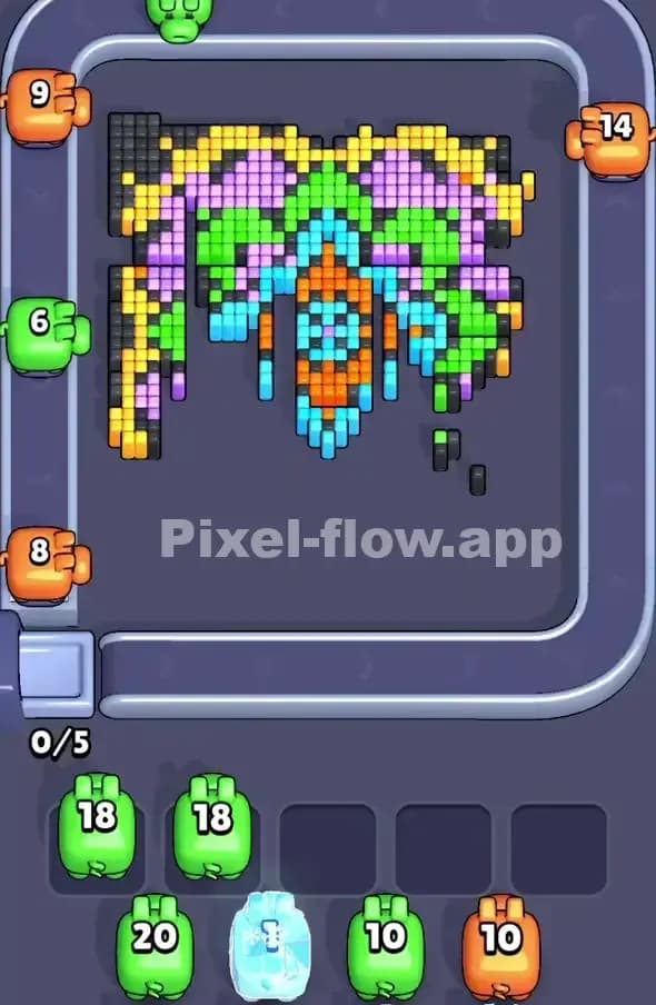 Pixel Flow Level 387 Solution 2