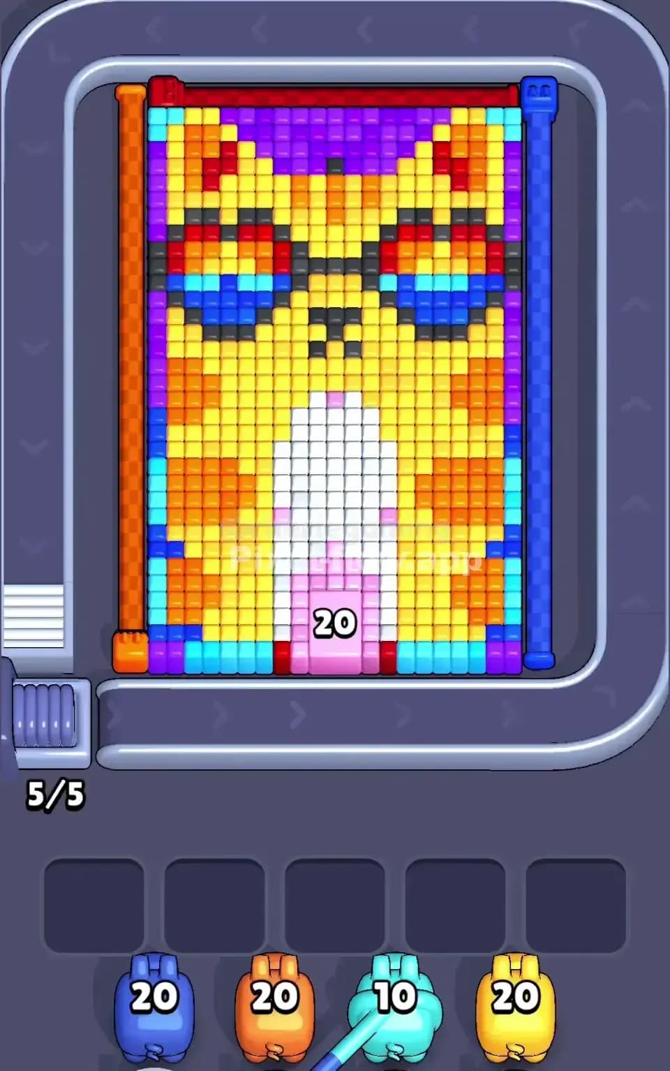 Pixel Flow Level 392 Screenshot