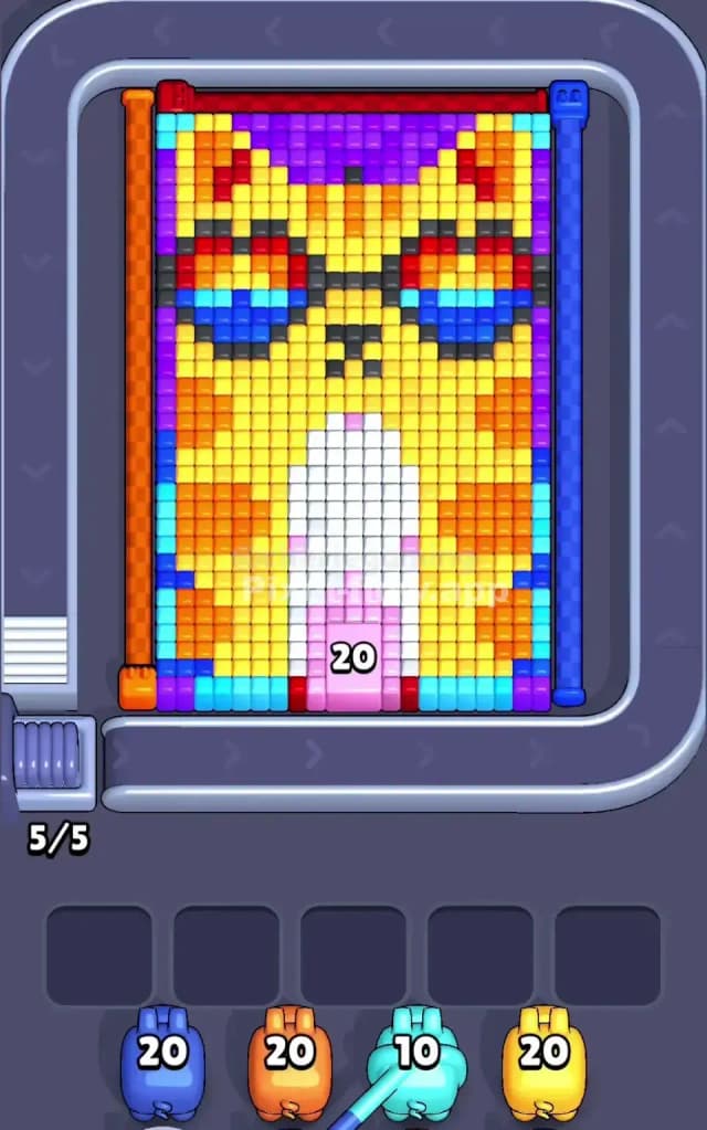 Pixel Flow Level 392 Gameplay