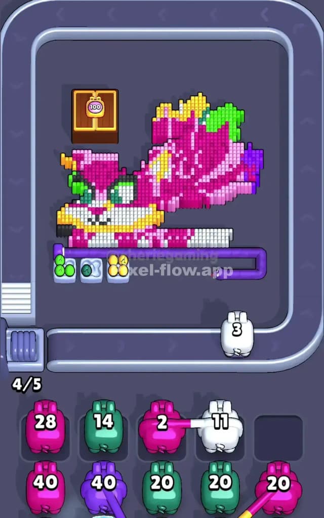 Pixel Flow Level 536 Solution 1