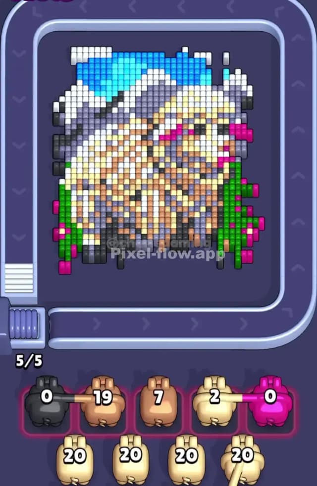 Pixel Flow Level 1793 Solution 1