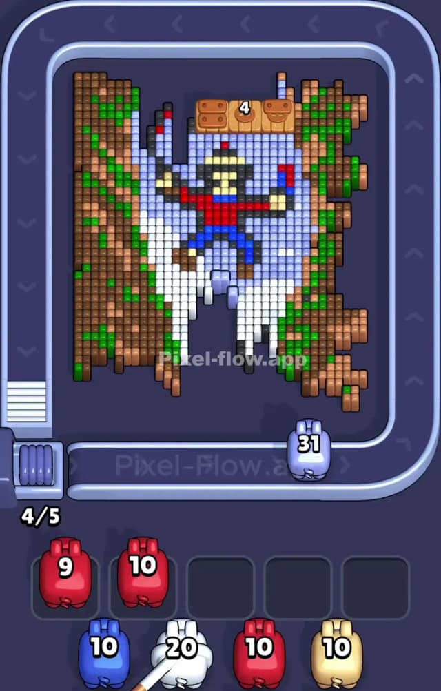 Pixel Flow Level 929 Solution 1