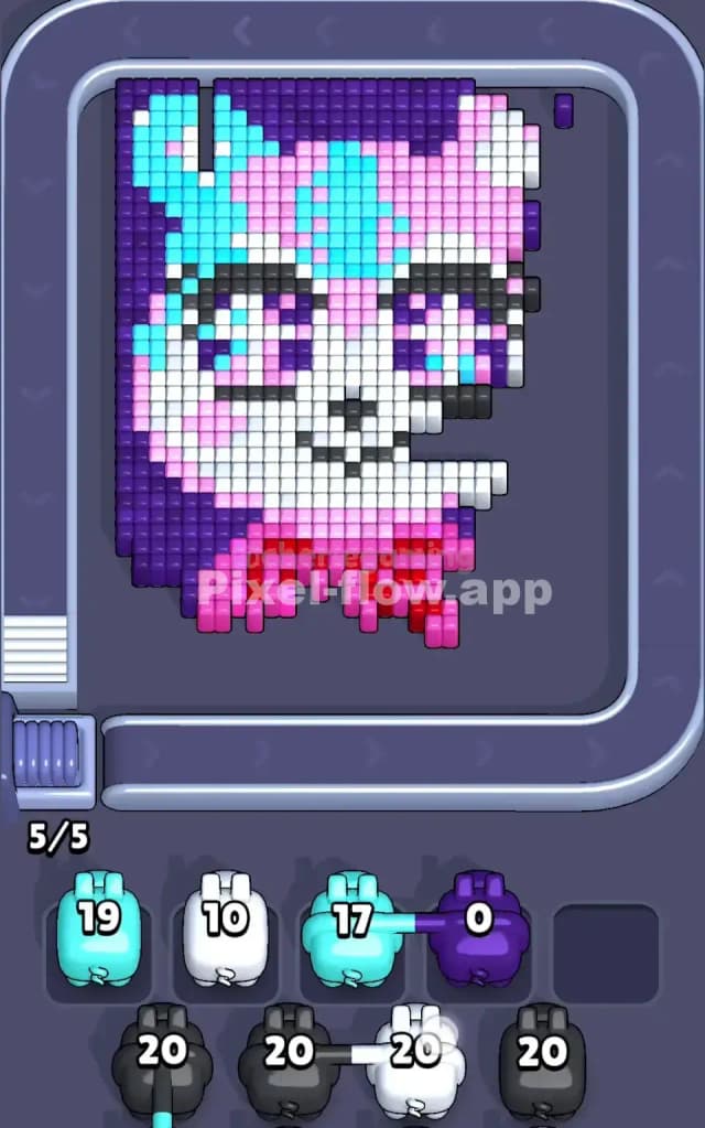 Pixel Flow Level 218 Solution 1