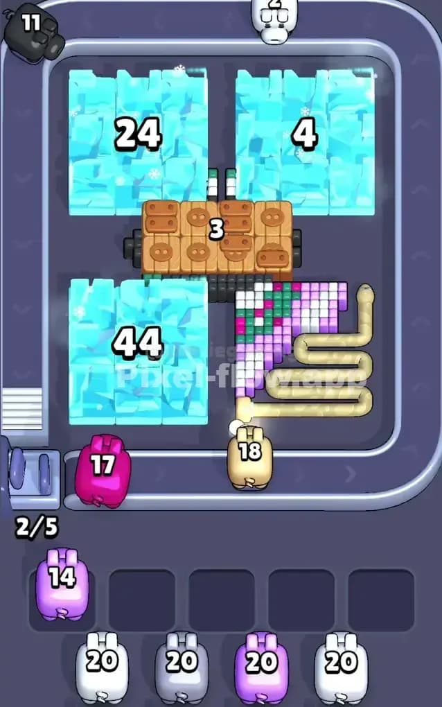 Pixel Flow Level 263 Solution 1