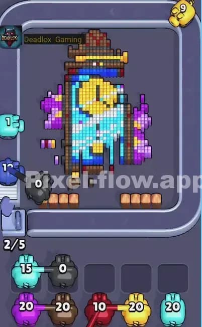 Pixel Flow Level 484 Solution 1