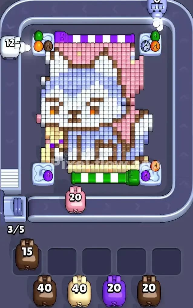 Pixel Flow Level 295 Solution 1