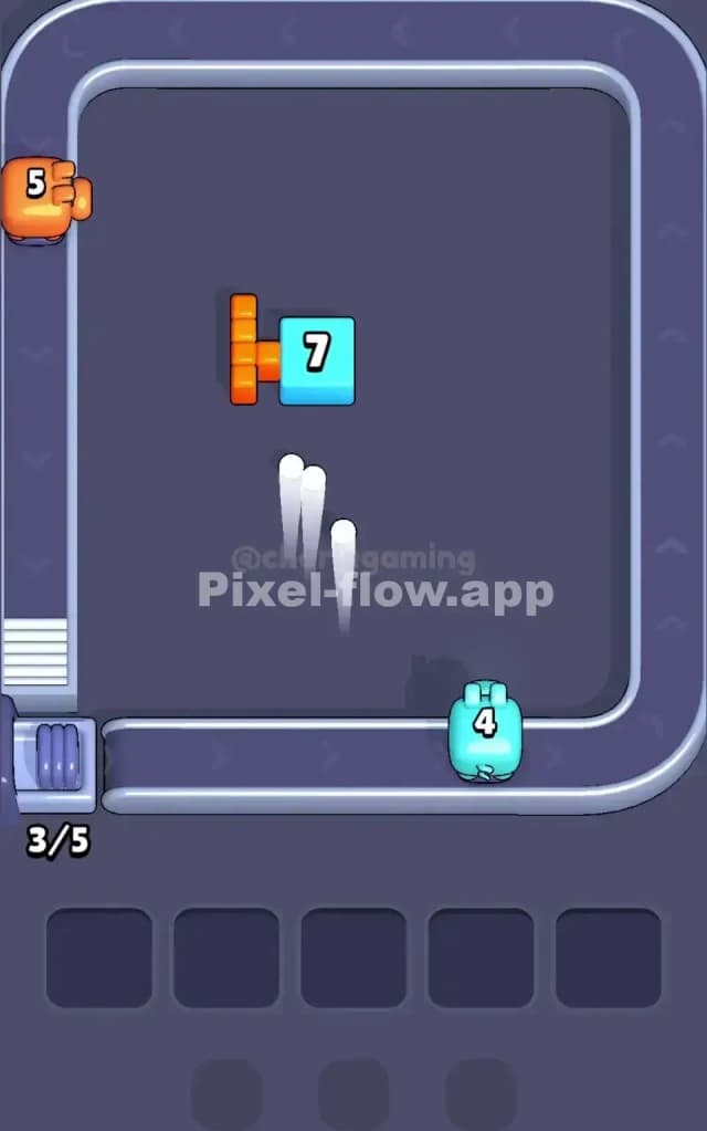 Pixel Flow Level 30 Solution 3