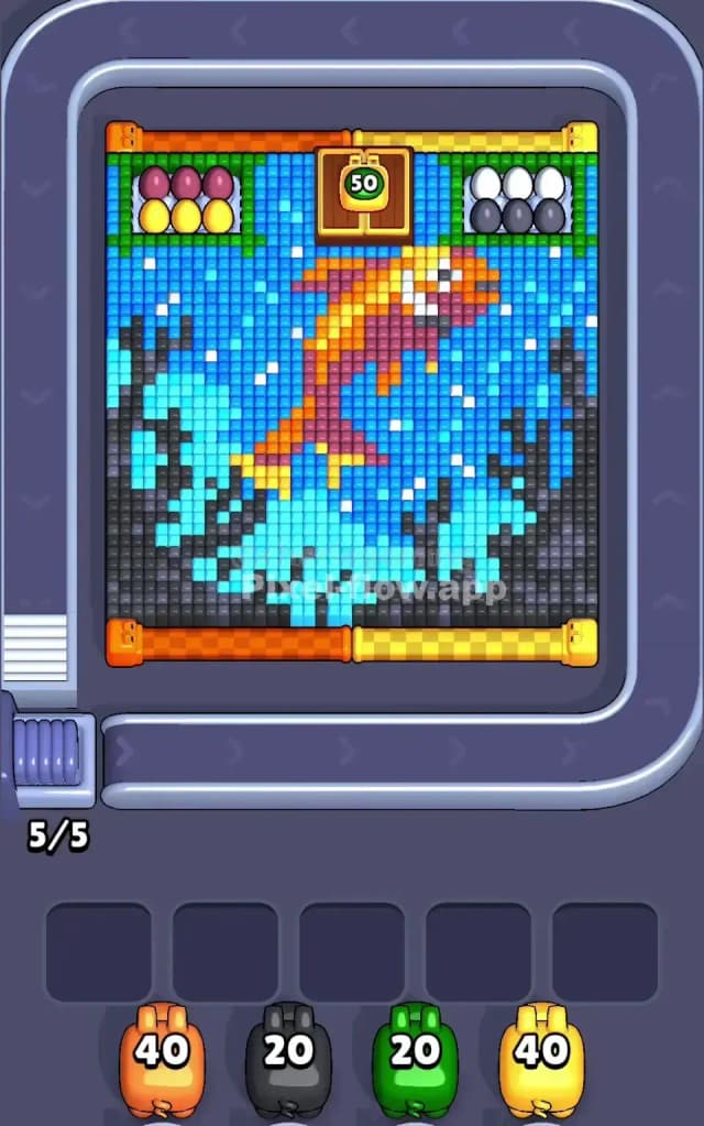 Pixel Flow Level 526 Gameplay