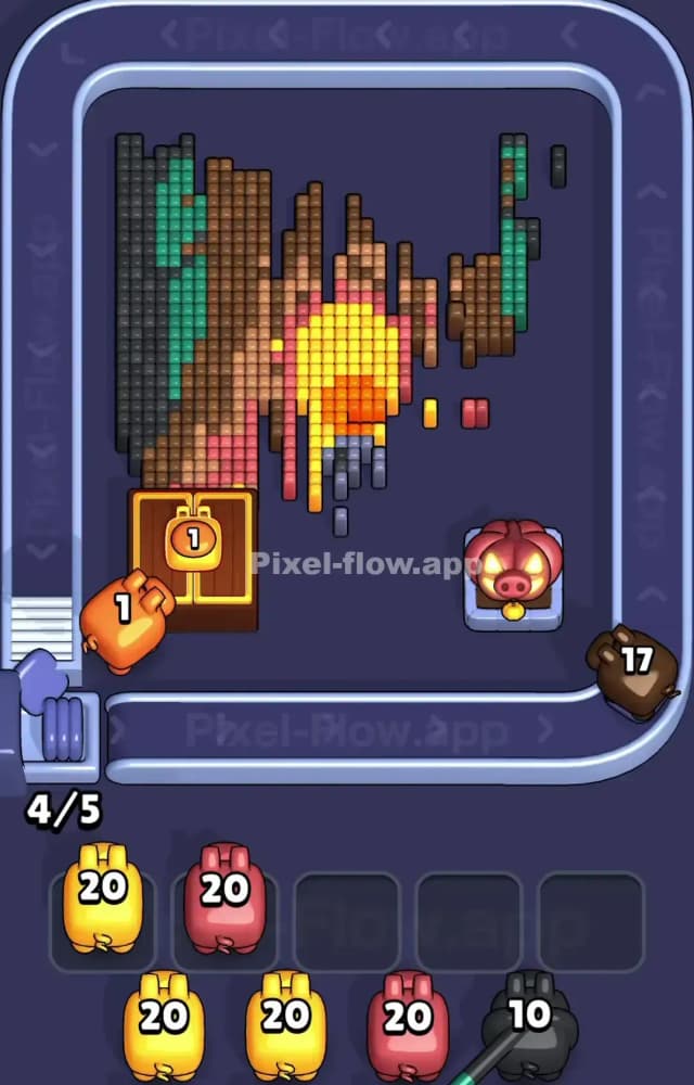Pixel Flow Level 1474 Solution 2