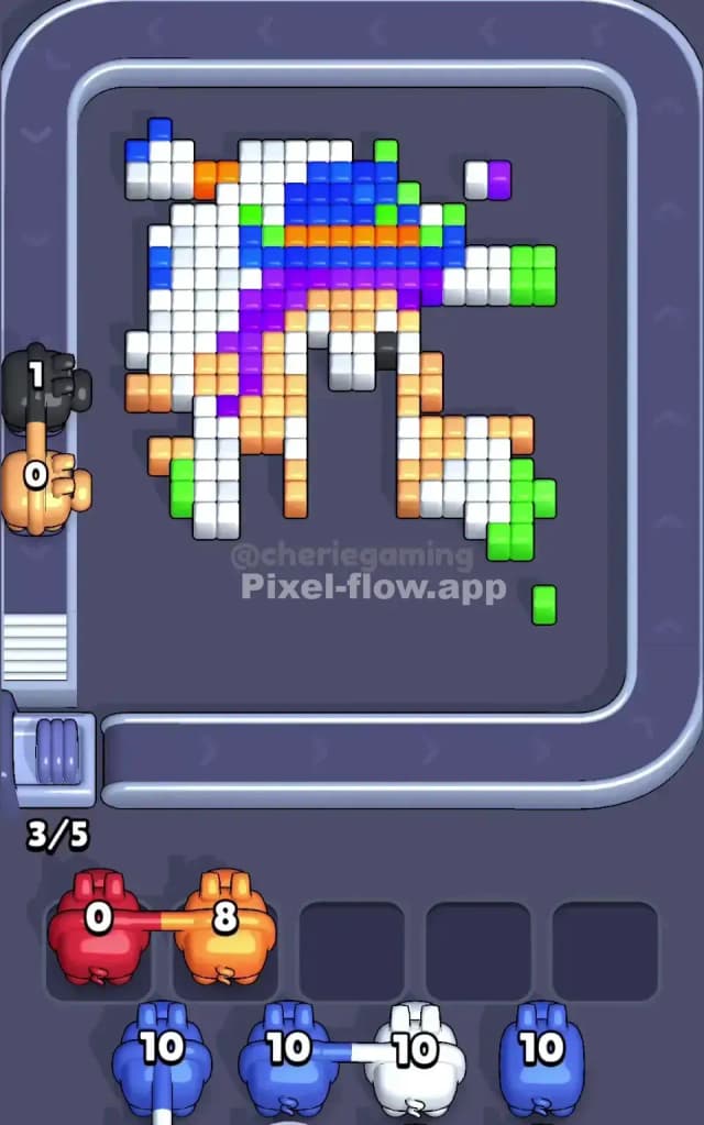 Pixel Flow Level 454 Solution 2