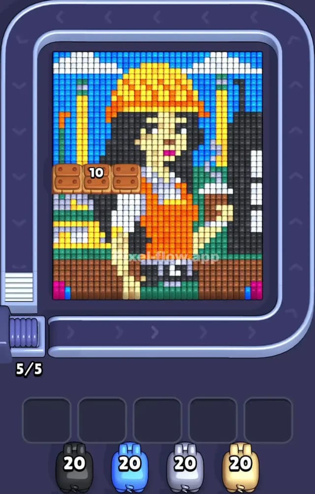 Pixel Flow Level 923 Gameplay