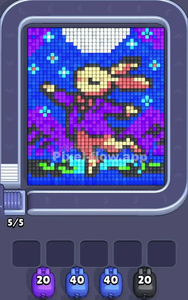 Pixel Flow Level 180 Gameplay