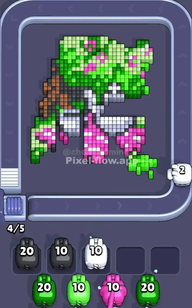 Pixel Flow Level 698 Solution 2