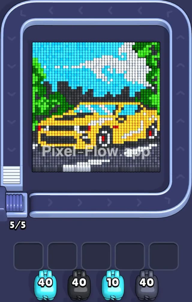 Pixel Flow Level 889 Gameplay