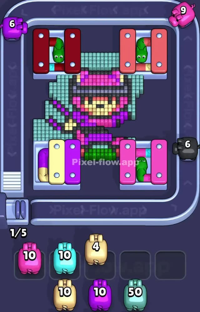Pixel Flow Level 1405 Solution 1