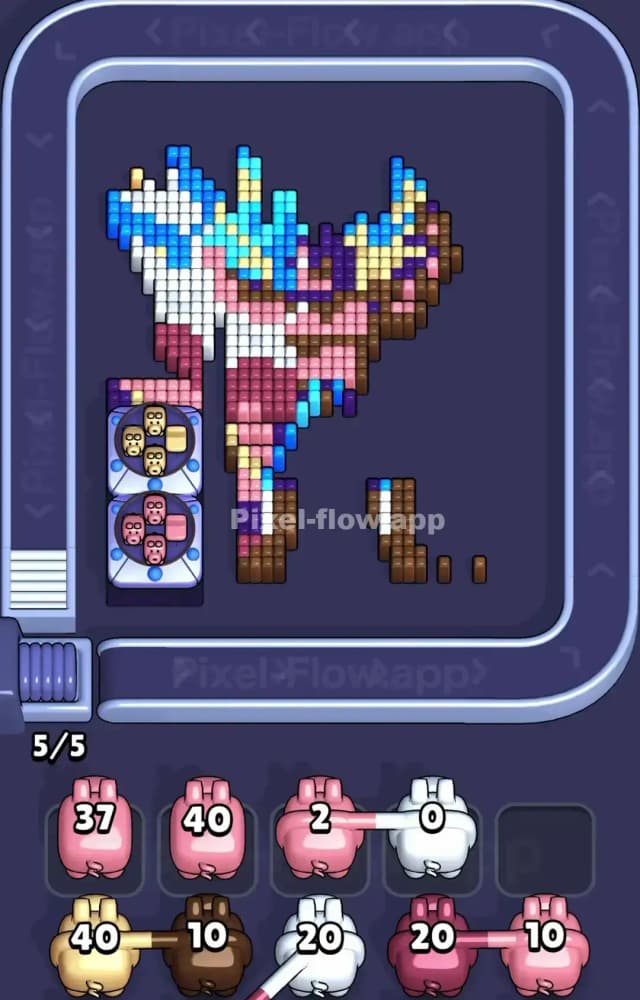 Pixel Flow Level 1190 Solution 2