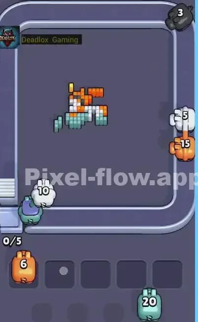 Pixel Flow Level 474 Solution 3