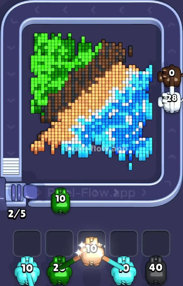 Pixel Flow Level 953 Solution 1