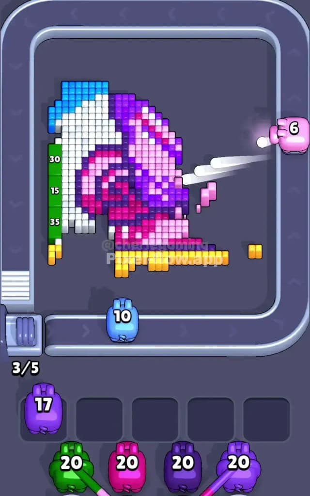 Pixel Flow Level 561 Solution 2