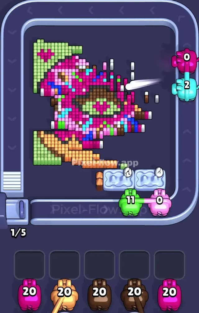 Pixel Flow Level 794 Solution 2
