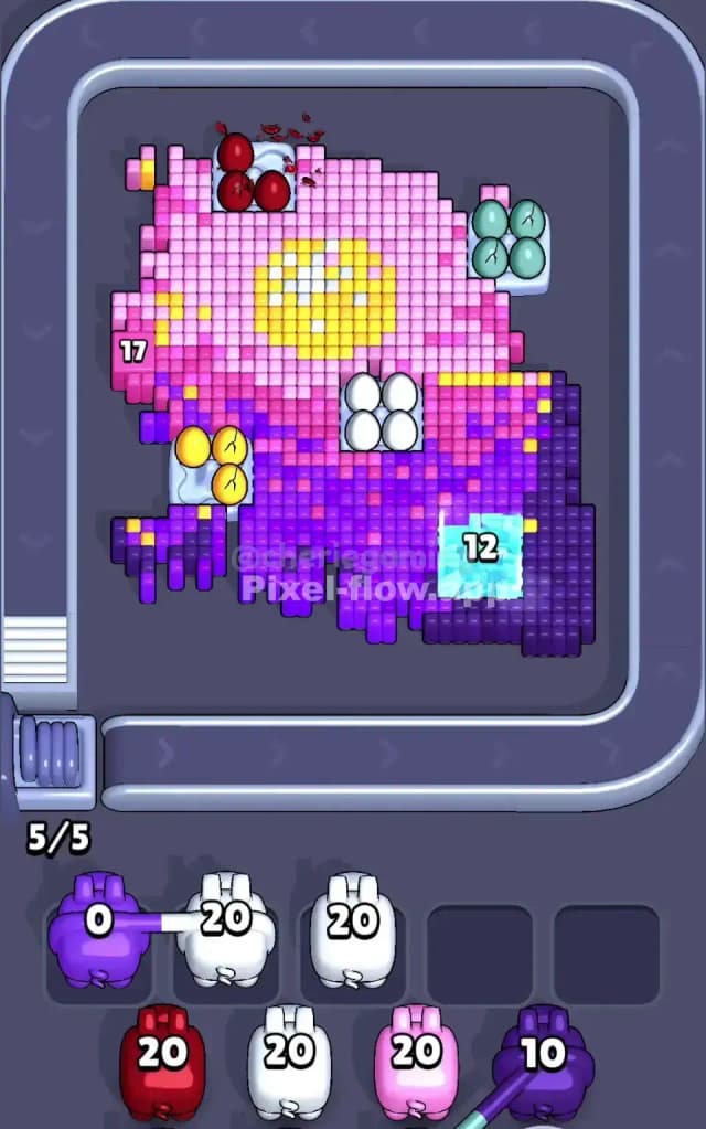 Pixel Flow Level 598 Solution 1