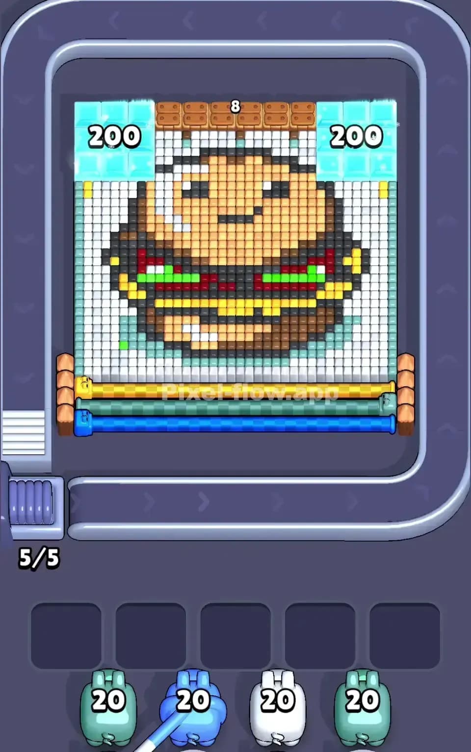 Pixel Flow Level 556 Screenshot