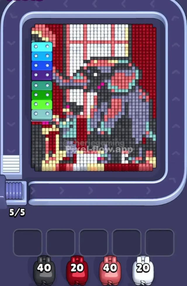 Pixel Flow Level 1786 Gameplay