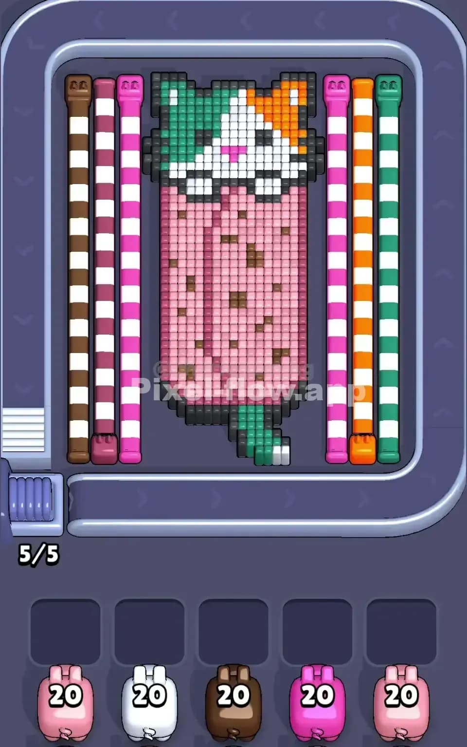 Pixel Flow Level 144 Screenshot