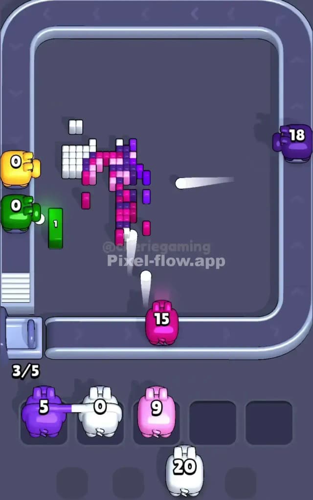 Pixel Flow Level 561 Solution 3