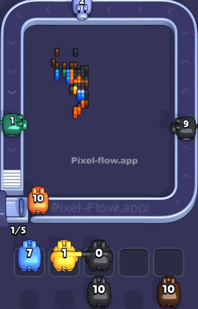 Pixel Flow Level 966 Solution 3