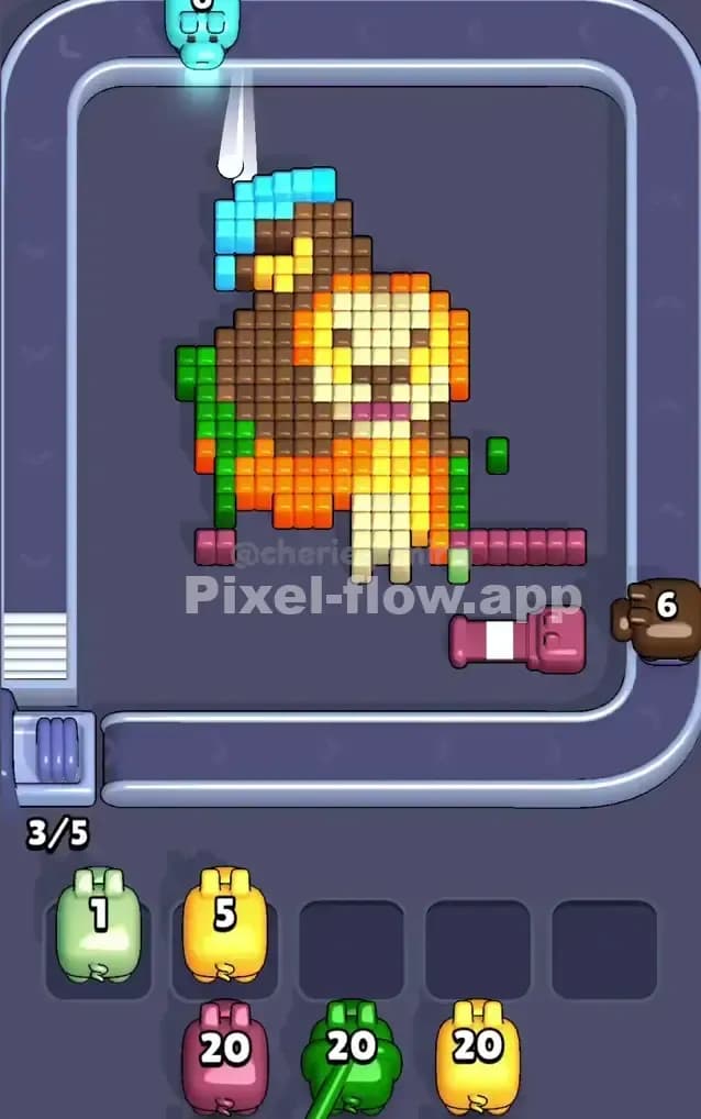 Pixel Flow Level 251 Solution 2