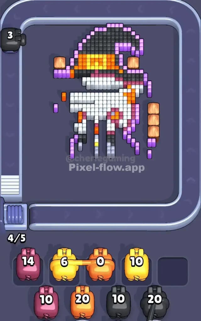Pixel Flow Level 345 Solution 2