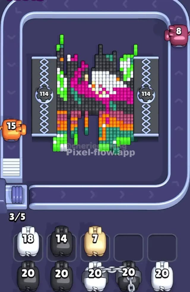 Pixel Flow Level 1691 Solution 2