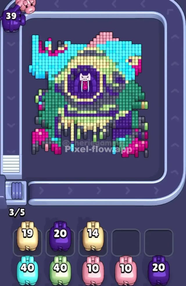 Pixel Flow Level 1815 Solution 1