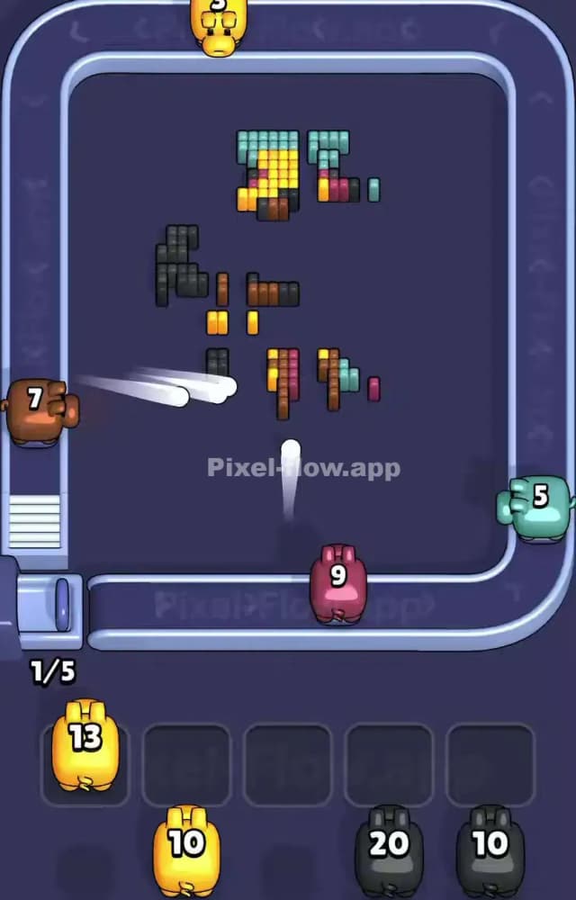 Pixel Flow Level 1274 Solution 3