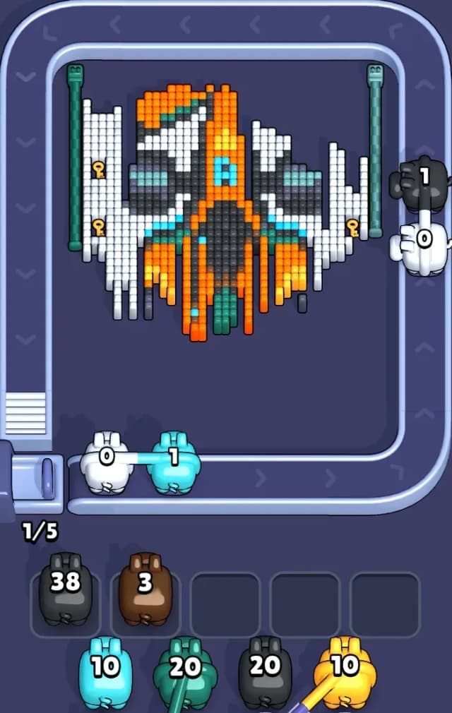 Pixel Flow Level 699 Solution 2