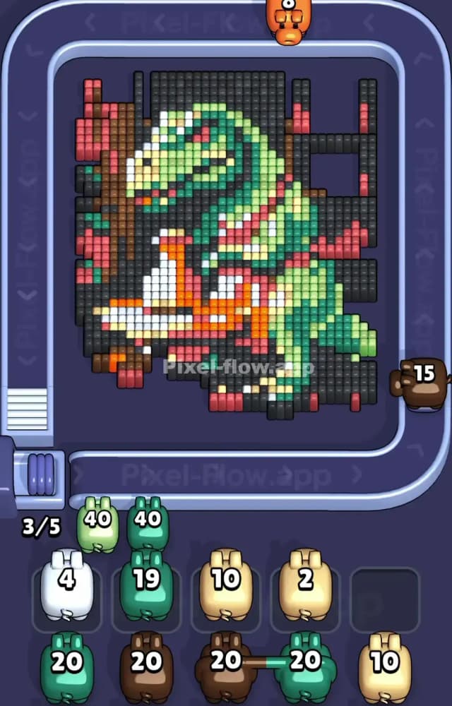 Pixel Flow Level 1320 Solution 1